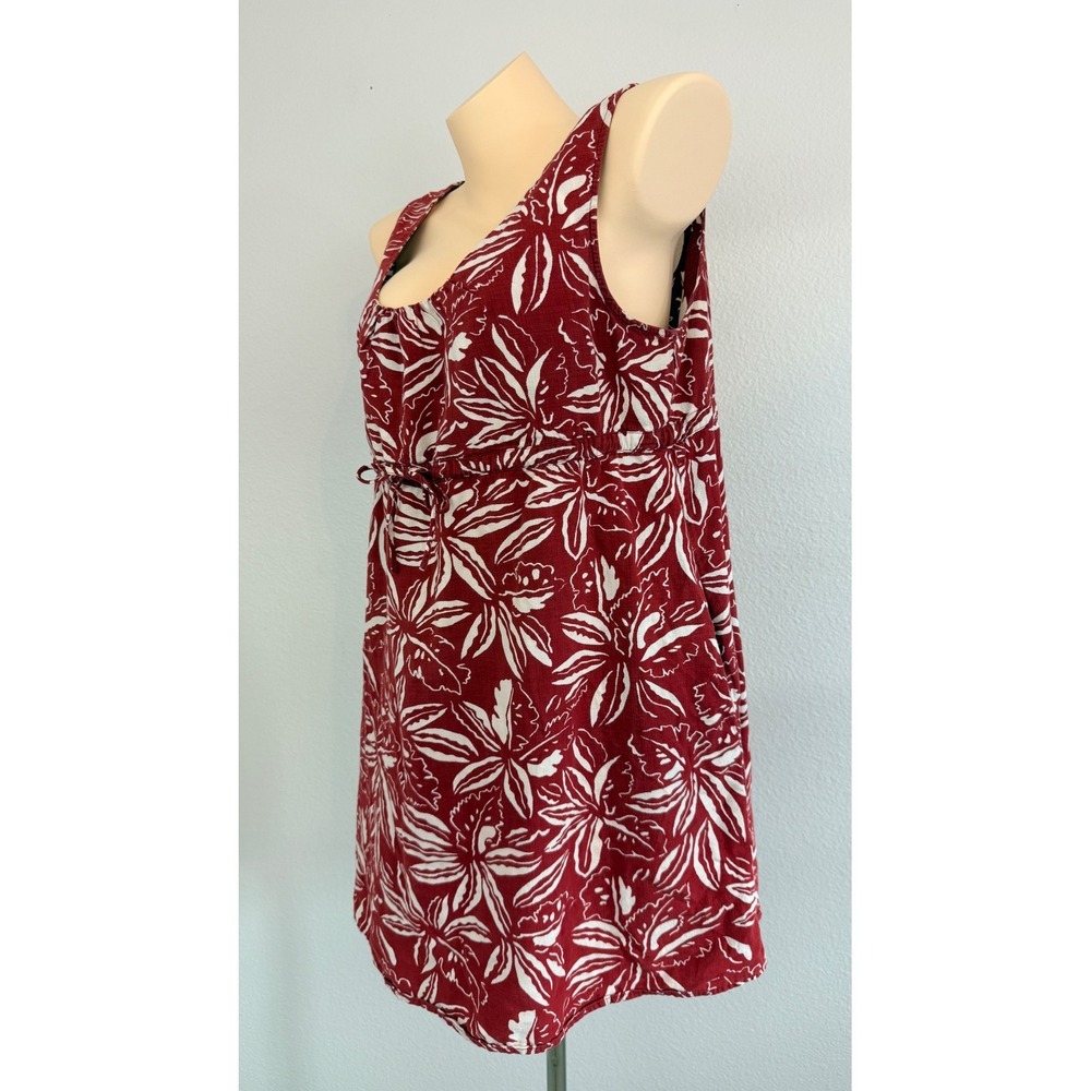 Patagonia Pataloha Dress 14 Floral Organic Cotton Tropical Coastal Pockets - Picture 11 of 11